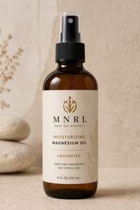 MNRL Moisturizing Magnesium Oil, Unscented, 8 fl oz spray bottle